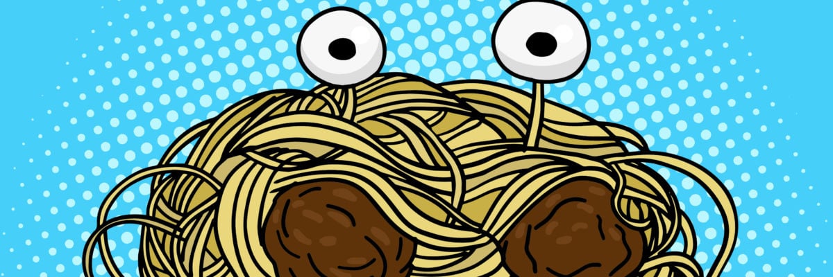 The Flying Spaghetti Monster!