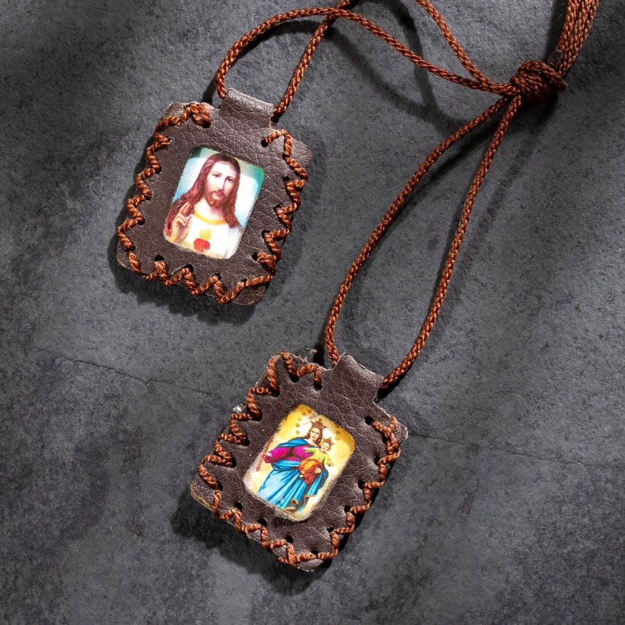 Antique Brown Scapular