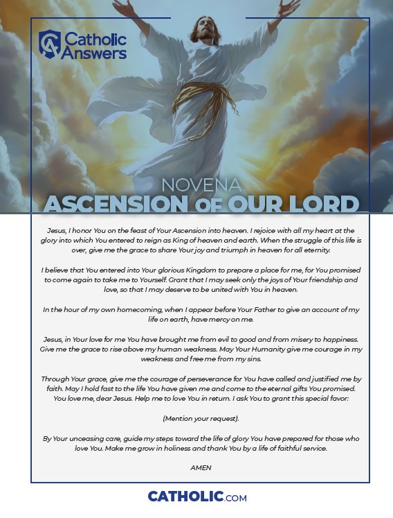 Novena Prayer to The Ascension of Our Lord PDF