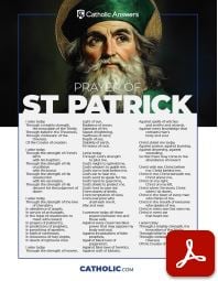 St. Patrick's Breastplate Prayer free printable download