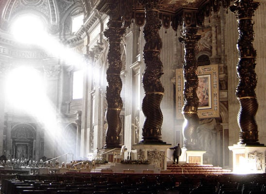 high altar st peter basilica